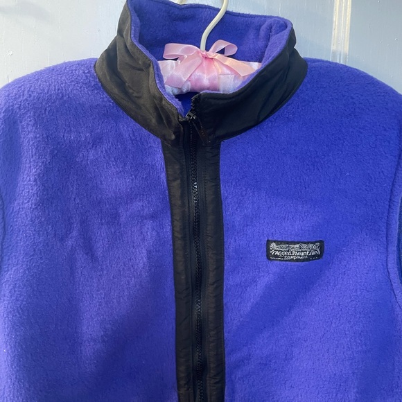 Vintage Purple Ragged Mountain 90s Fleece Vest - Picture 3 of 5